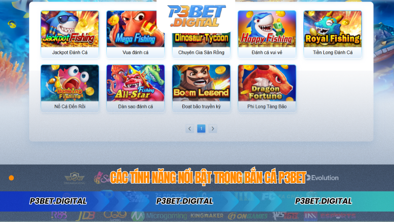 Các Tính Năng Nổi Bật Trong Bắn Cá P3BET